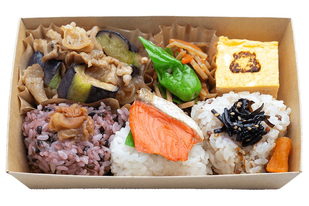 豚肉と茄子の生姜焼き弁当